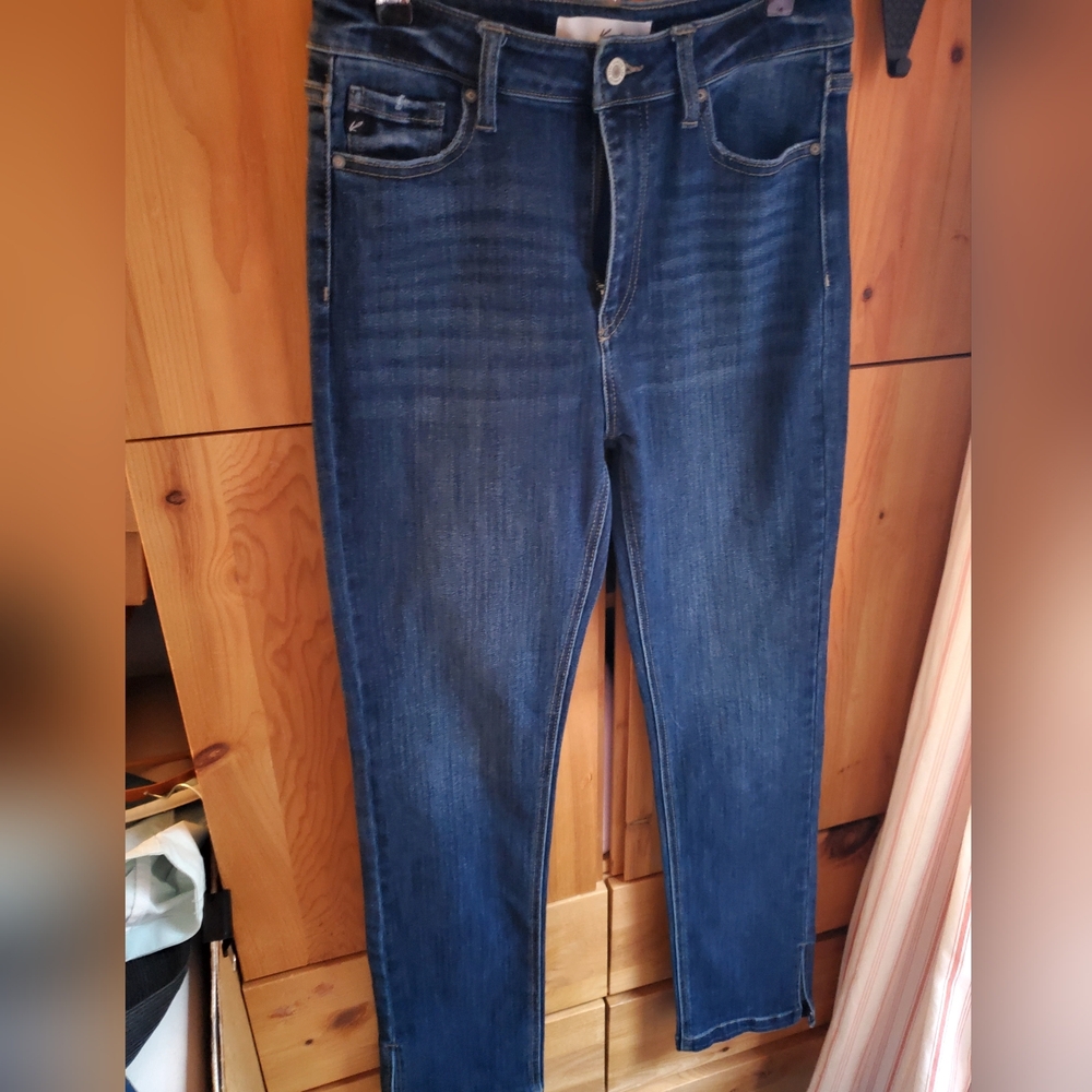 Kancan Dark Wash Straight Leg Jeans Size 28